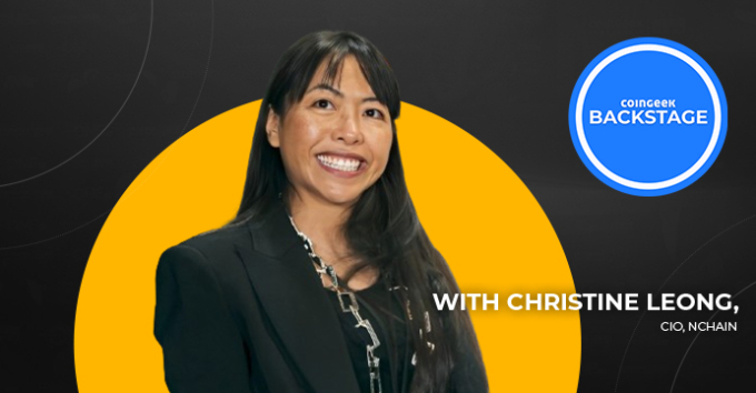 Christine Leong on CoinGeek backstage