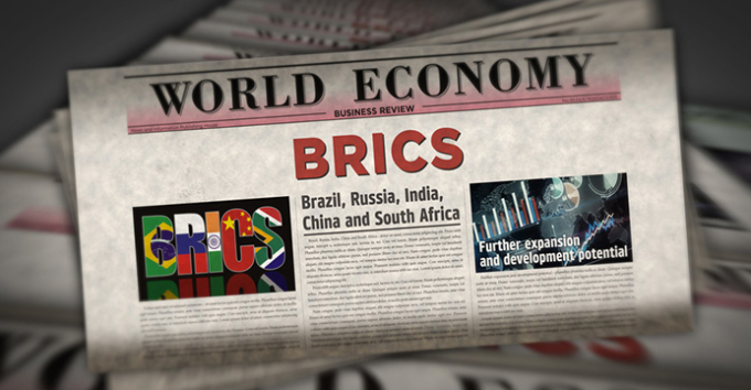 BRICS (Brazil Russia India China South Africa) in world economy