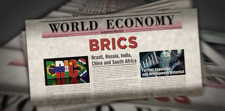 BRICS (Brazil Russia India China South Africa) in world economy