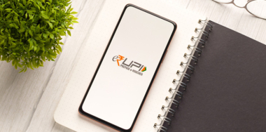 e-Rupi logo on phone screen