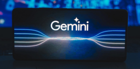 Gemini logo on a mobile phone