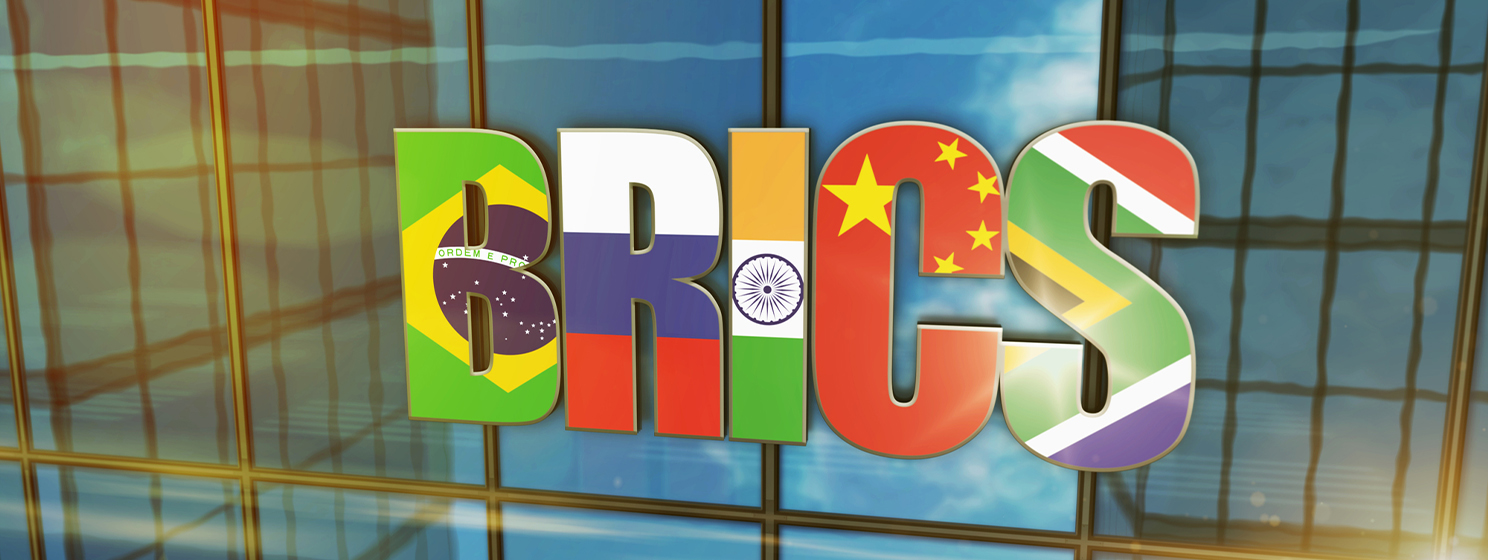 BRICS lettering flags