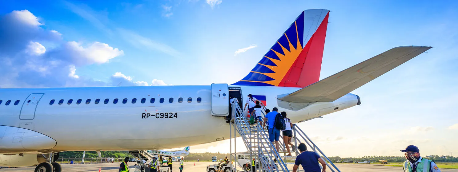 Philippine Airlines (PAL) at Caticlan airport