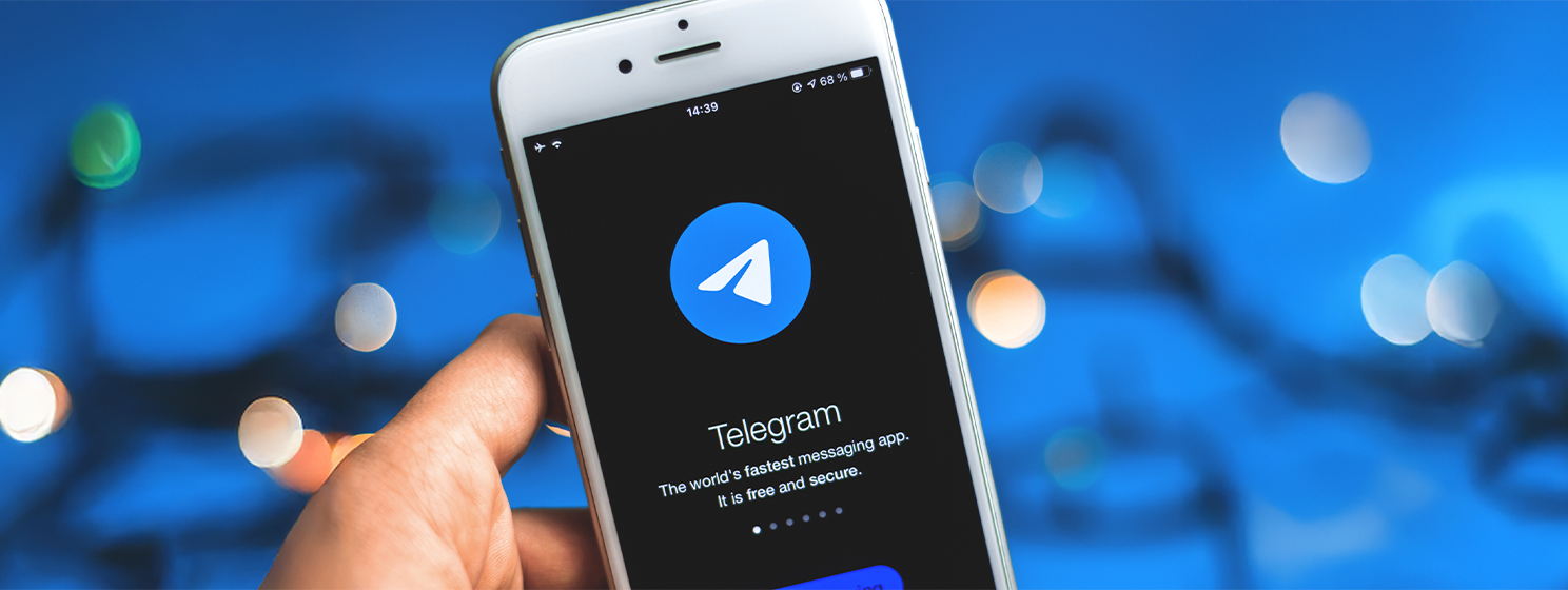 Telegram social media icon