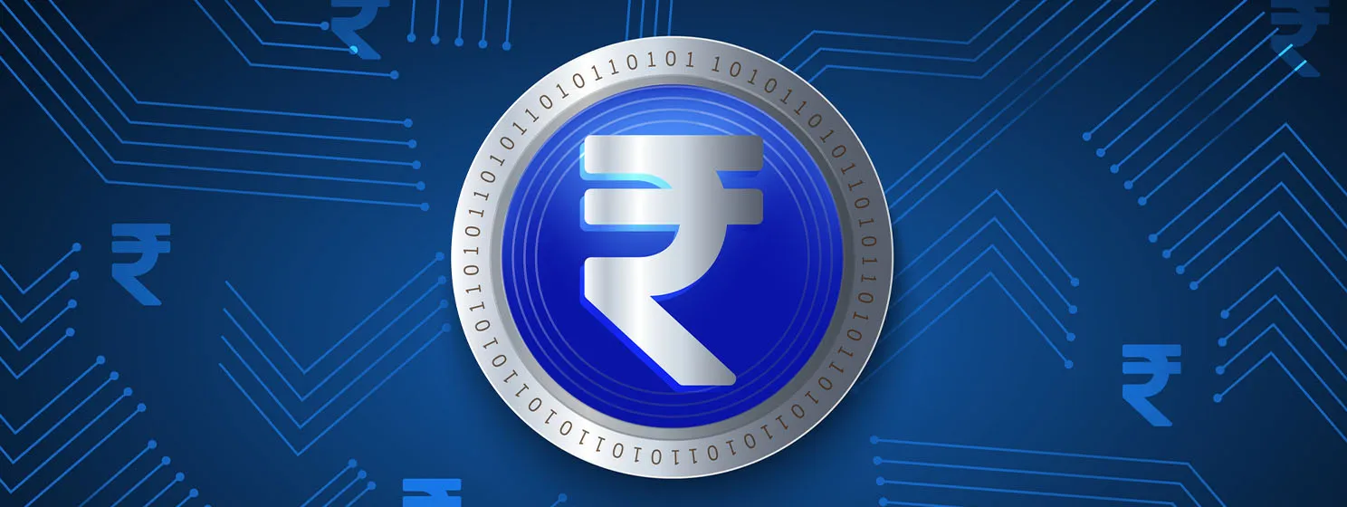 Vector illustration of Indian Rupee Coin Currency