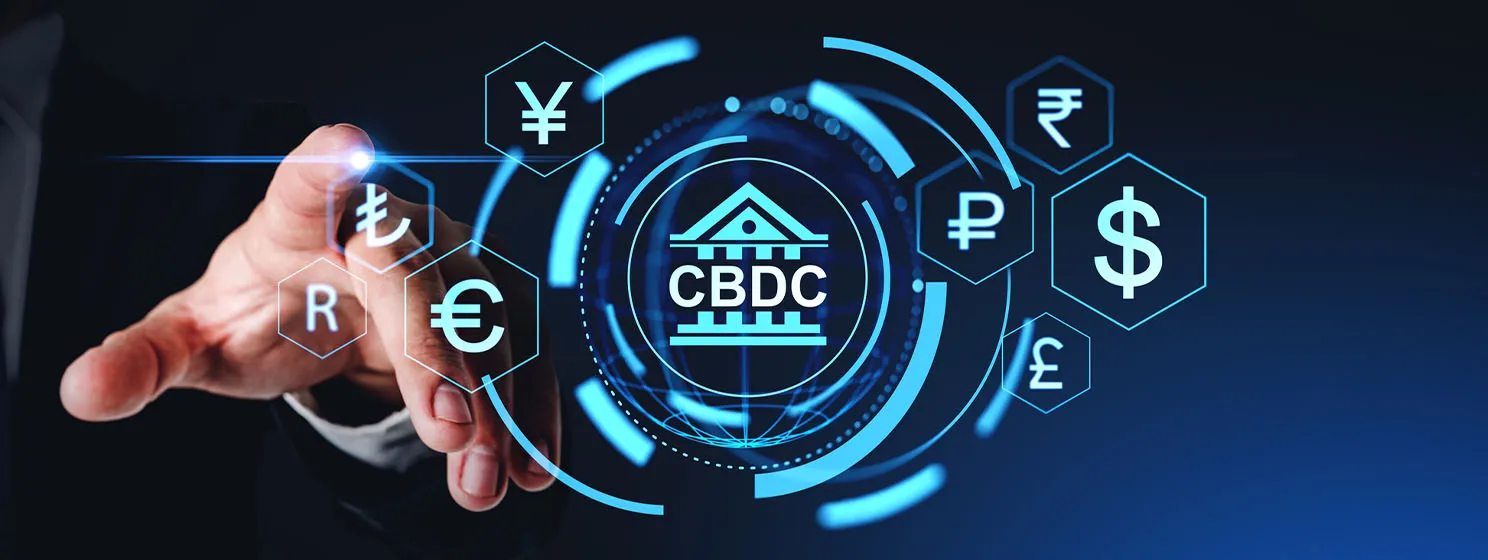 Central Bank Digital Currency banner concept