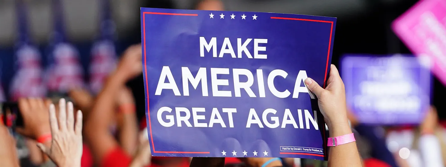 Make America Great Again banner