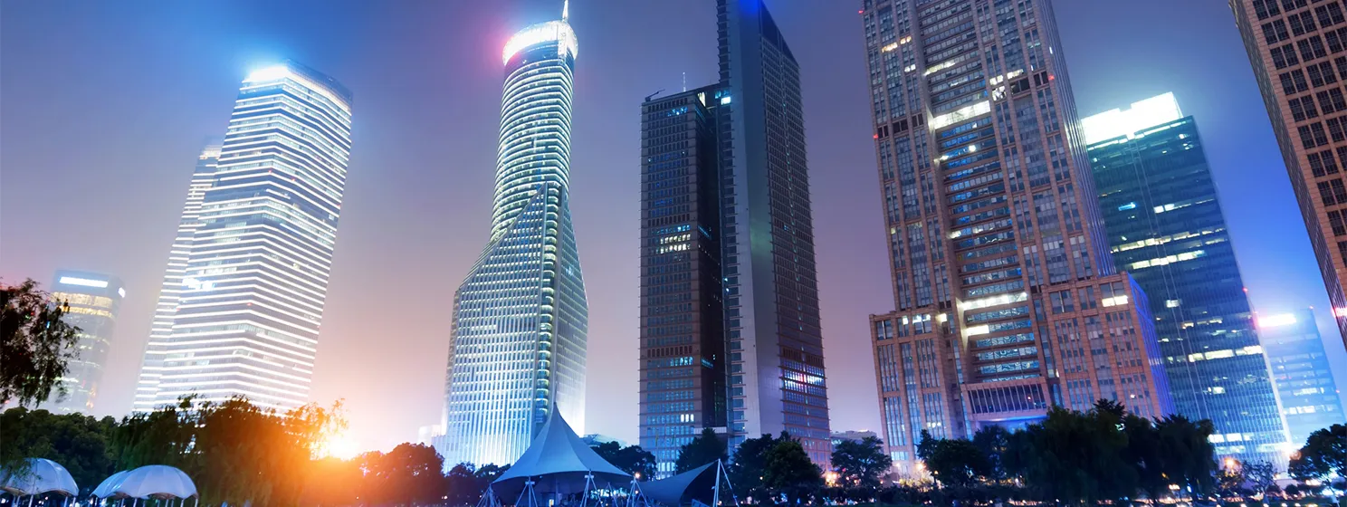 Night view of Shanghai, China