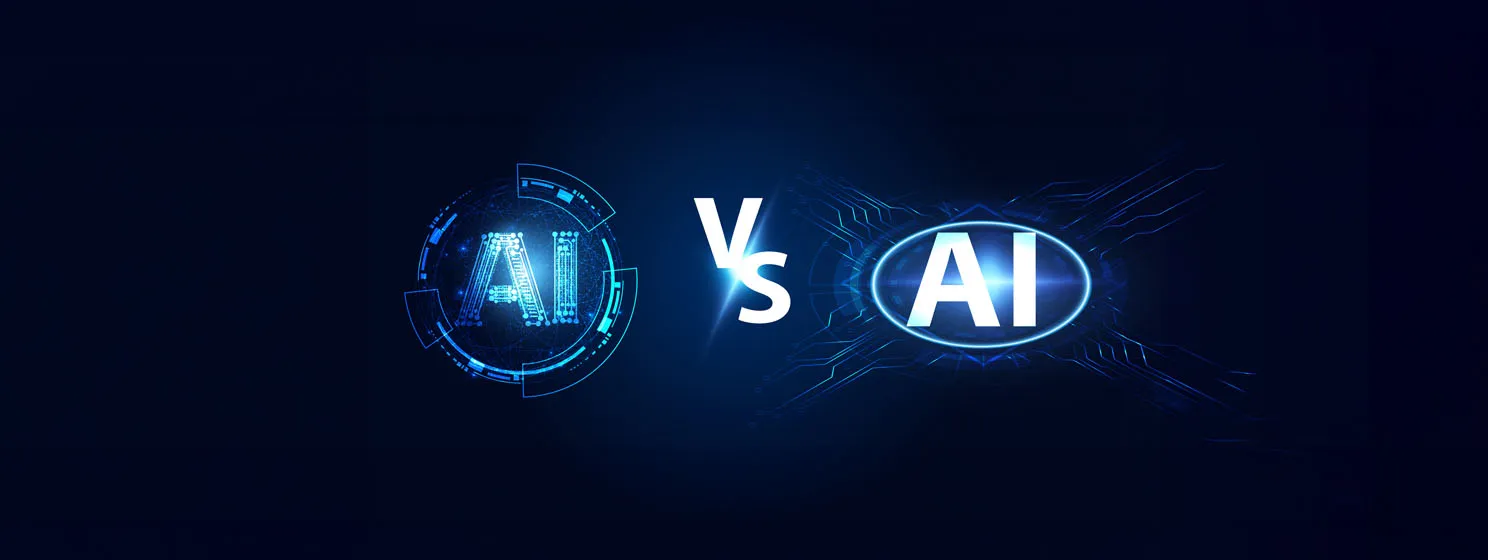 Artificial Intelligence vs Artificial Intelligence theme banner