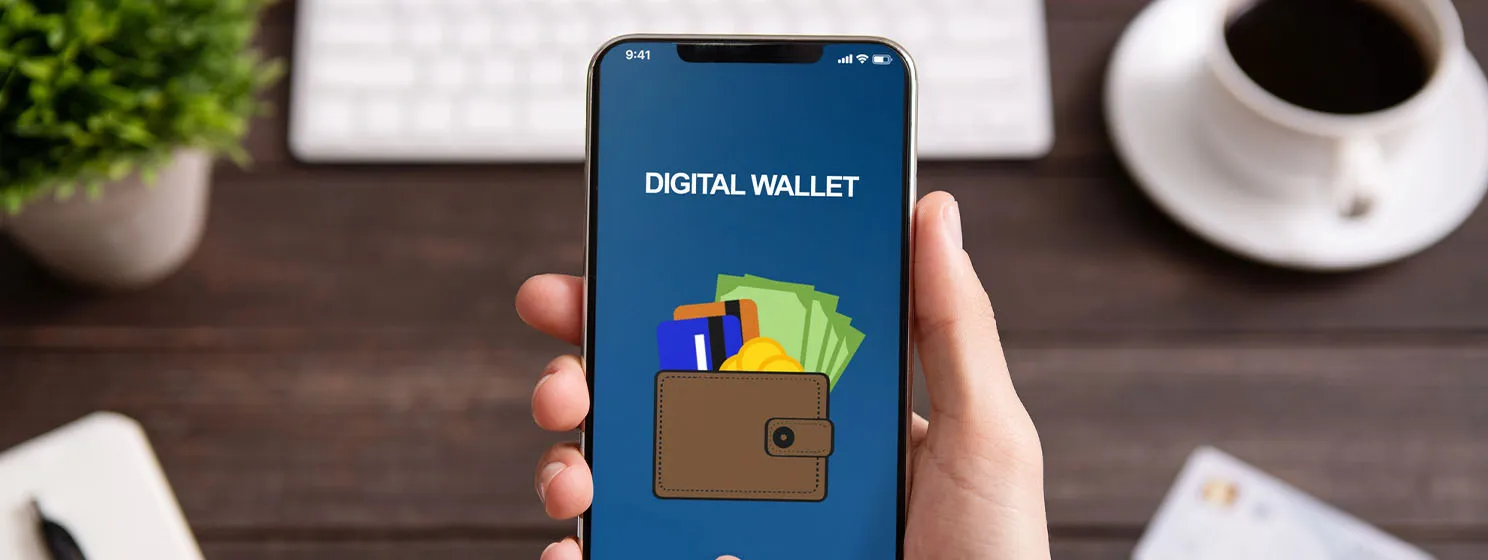 Digital Wallet app on a smartphone