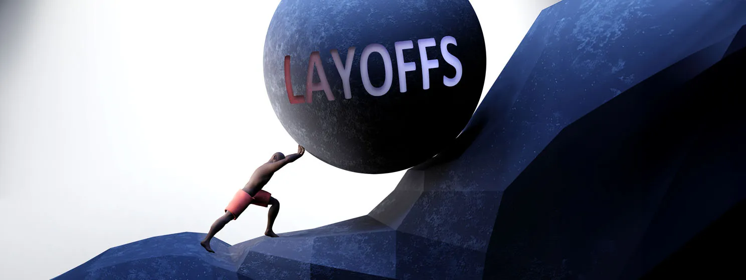 Layoffs banner concept