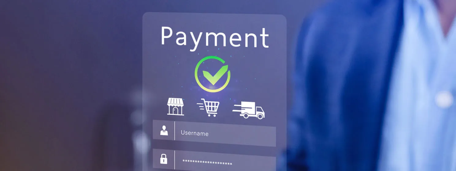 Digital online payment concept