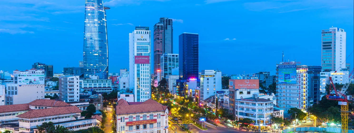 Ho Chi Minh City, Vietnam skyline