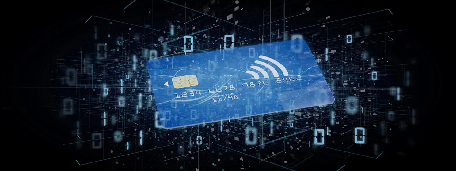 card payment concept on background