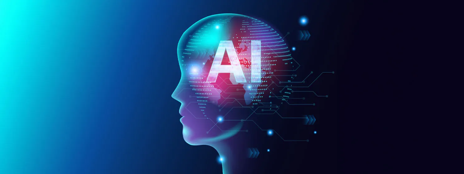 Artificial intelligence technology background