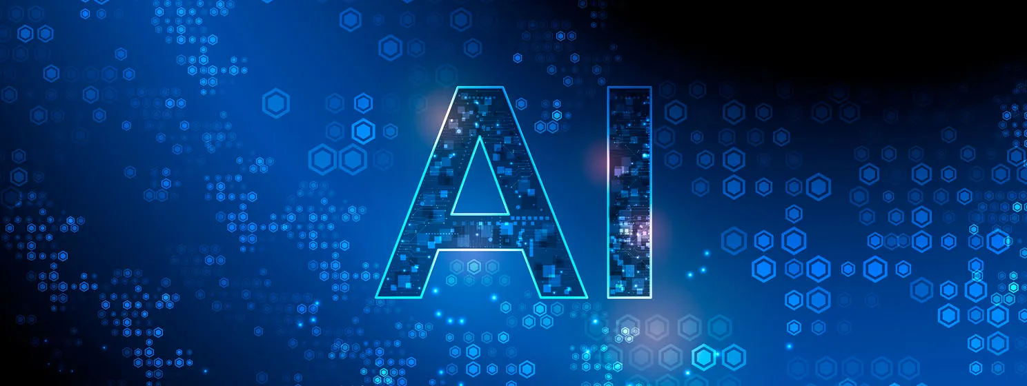 Artificial Intelligence concept tech banner
