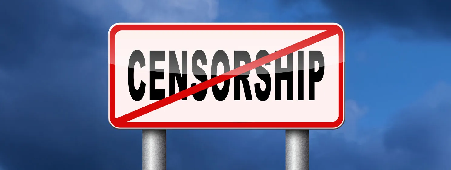 Censorship sign