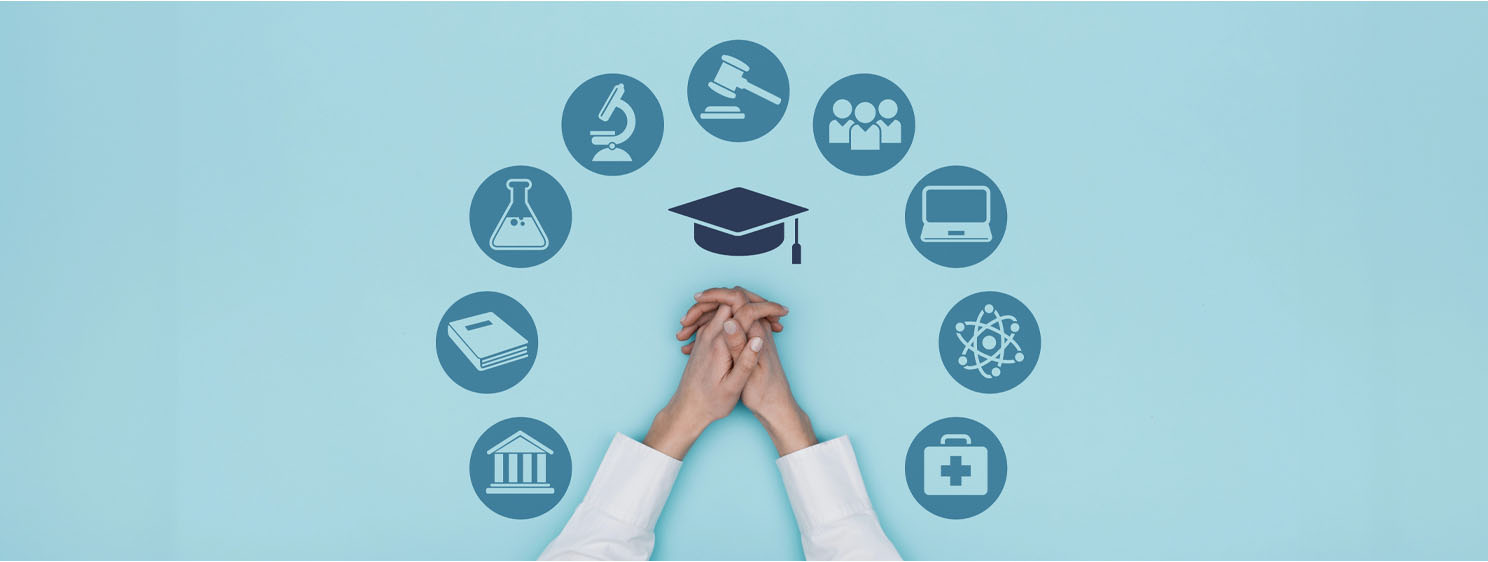 University and education icons - BSV Blockchain