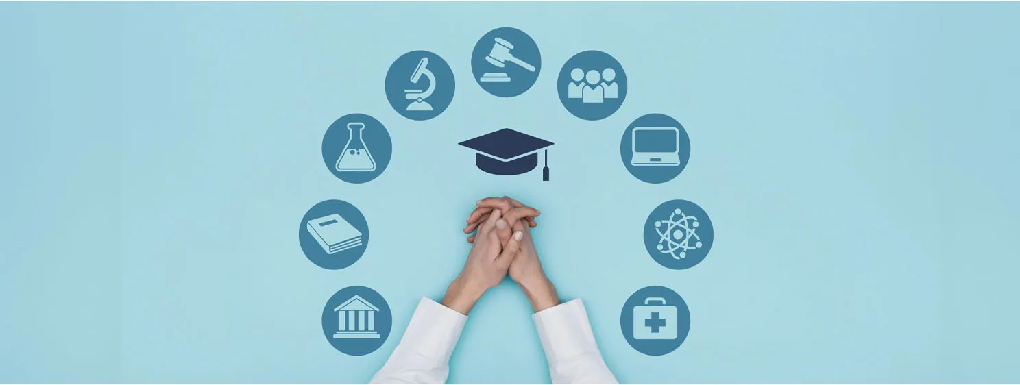 University and education icons - BSV Blockchain