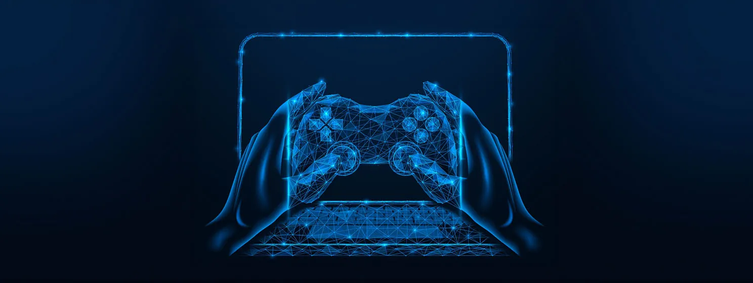 Gaming art hologram illustration