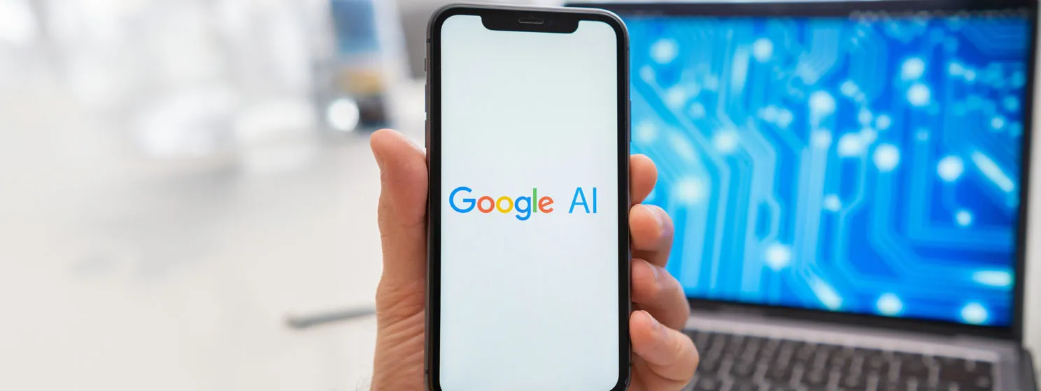 Google AI on mobile phone