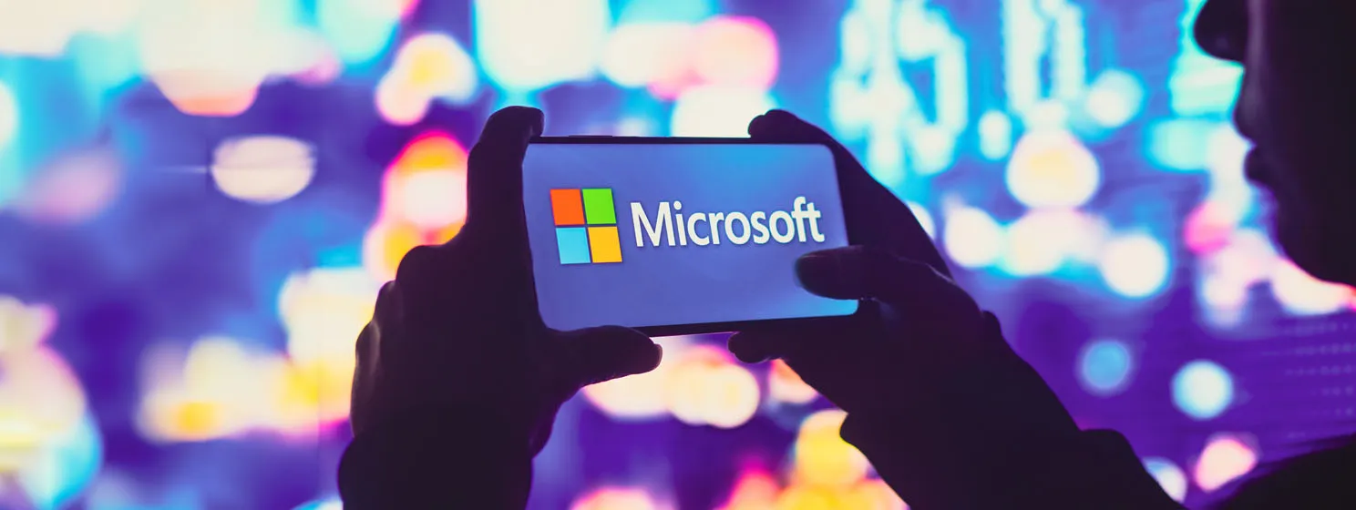 Microsoft on mobile phone