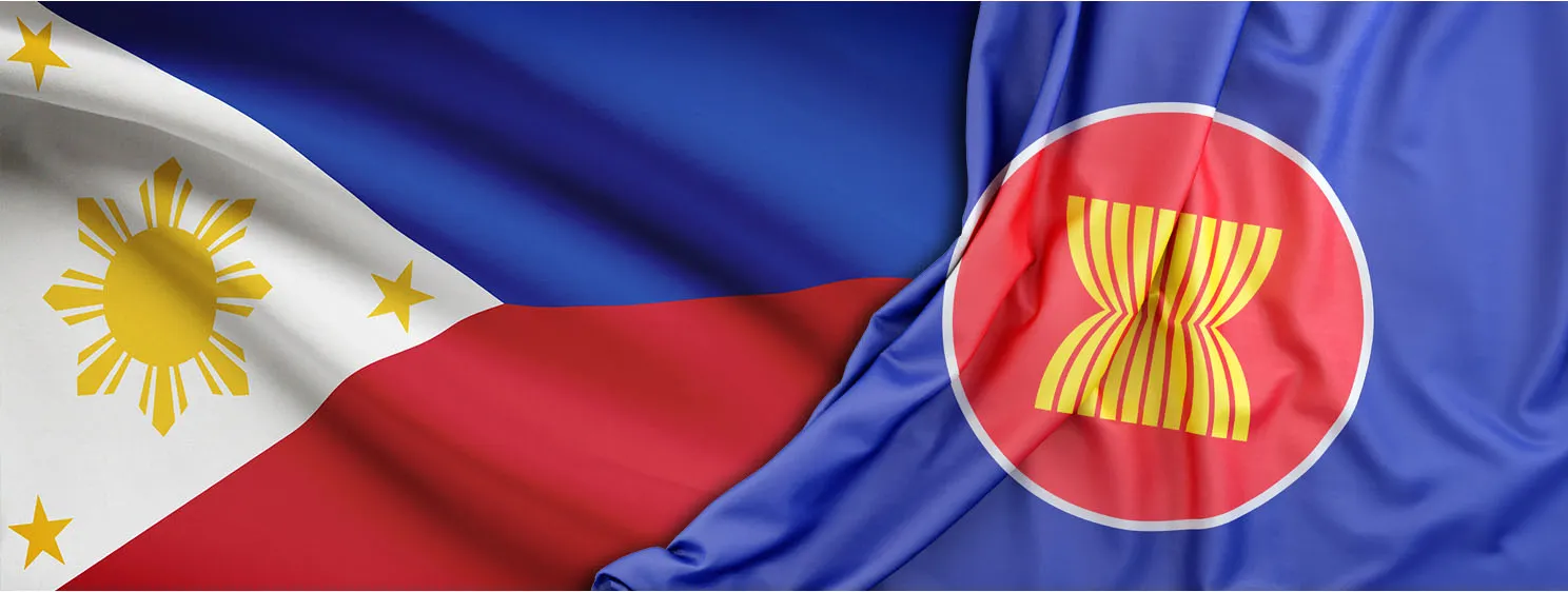 flags of the Philippines and the ASEAN