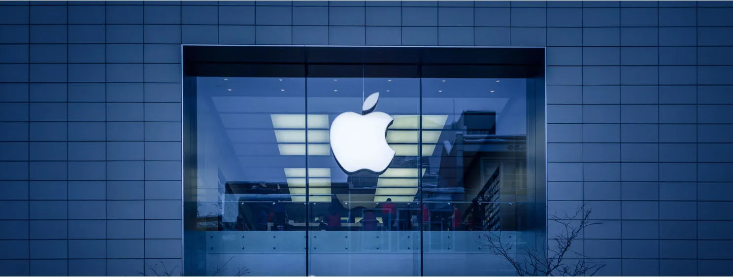Apple Store in the evening