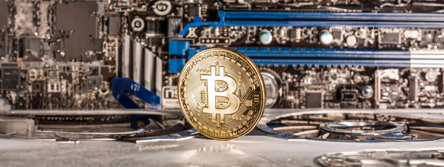 BTC mining concept