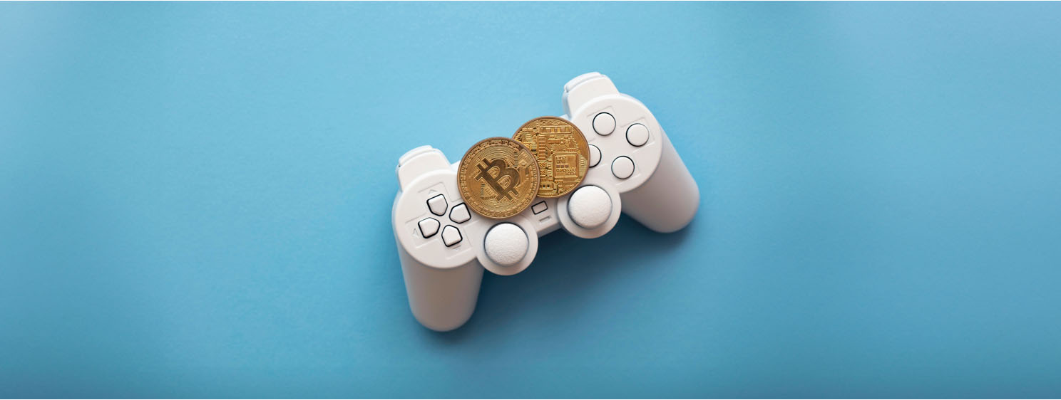 Blockchain Gaming concept