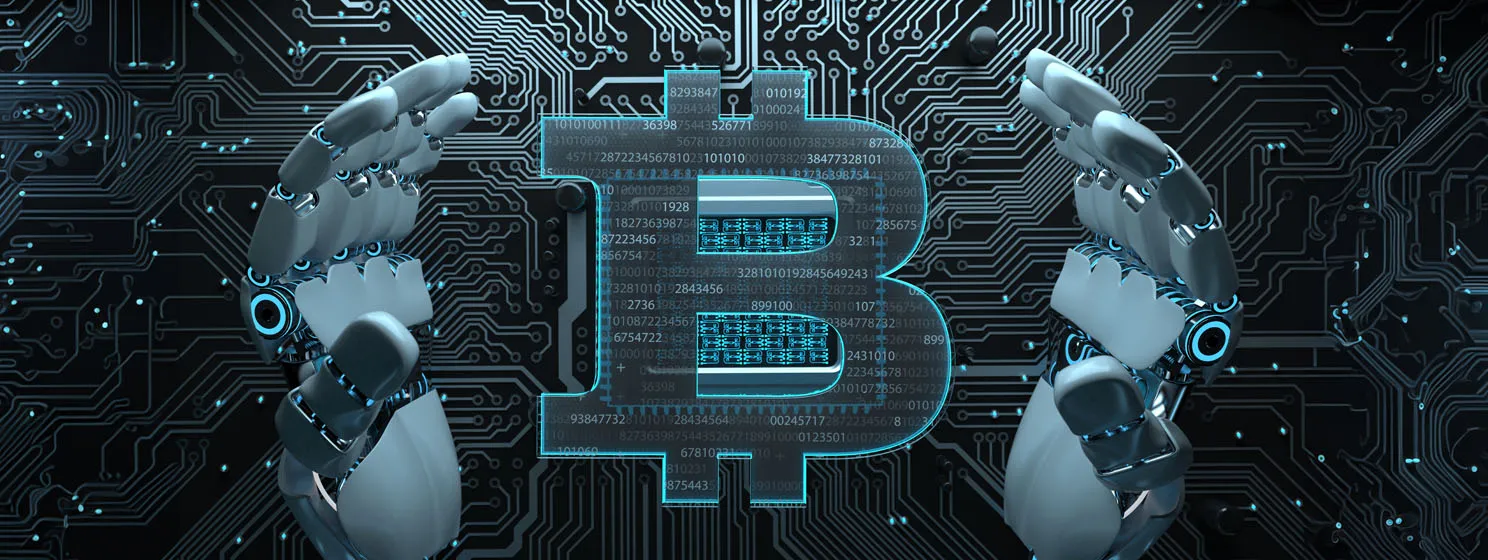 Block reward mining concept banner