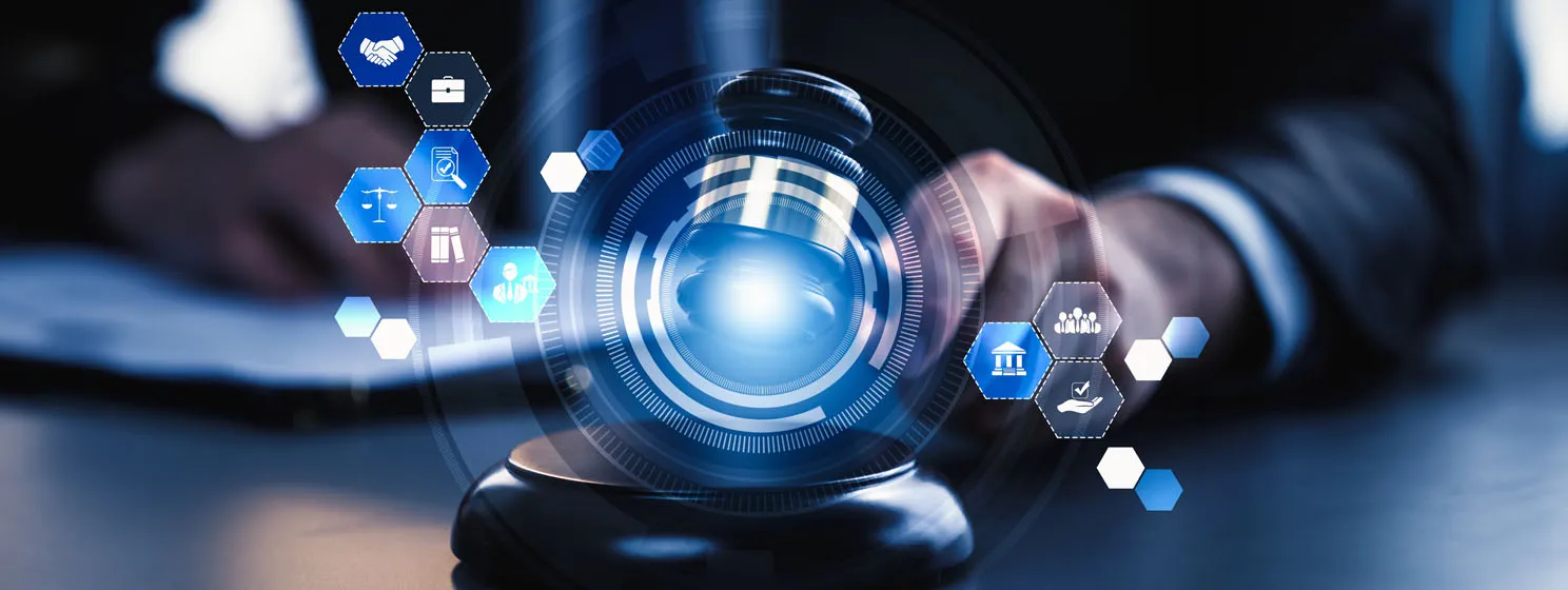 concept of digital law and online technology of savvy law and regulations