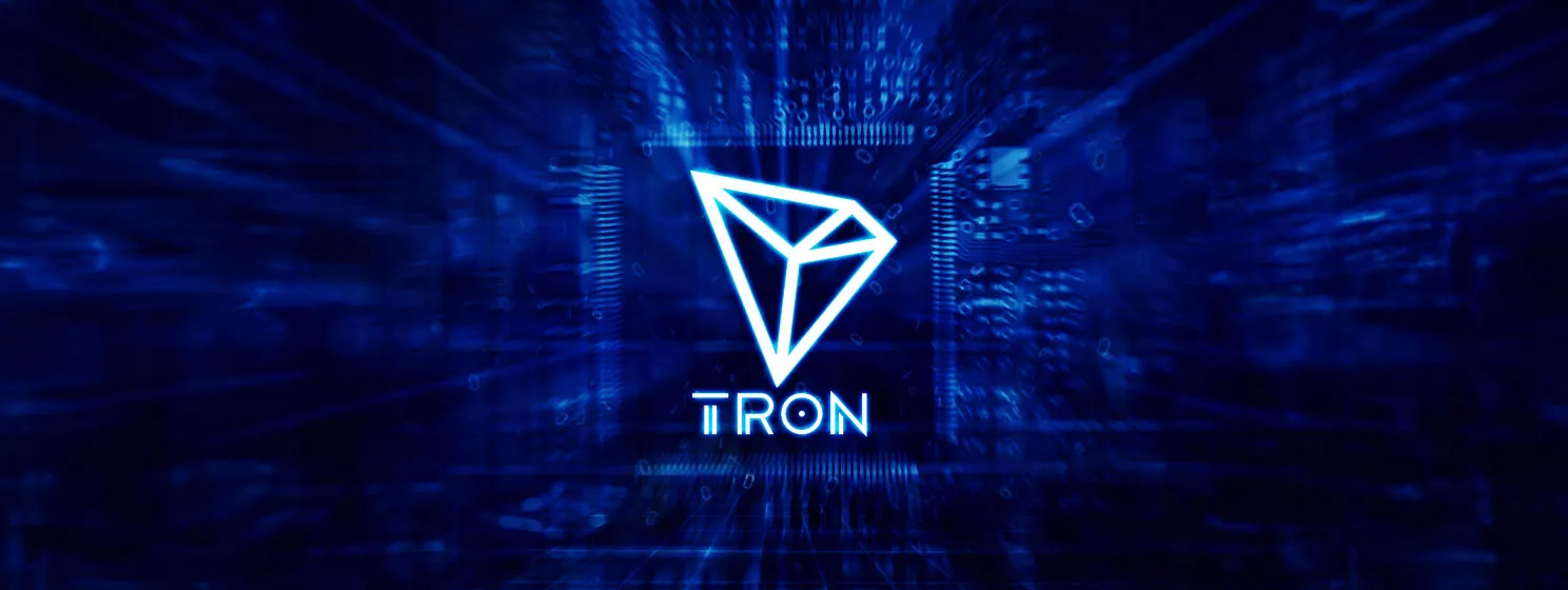 TRON blockchain logo