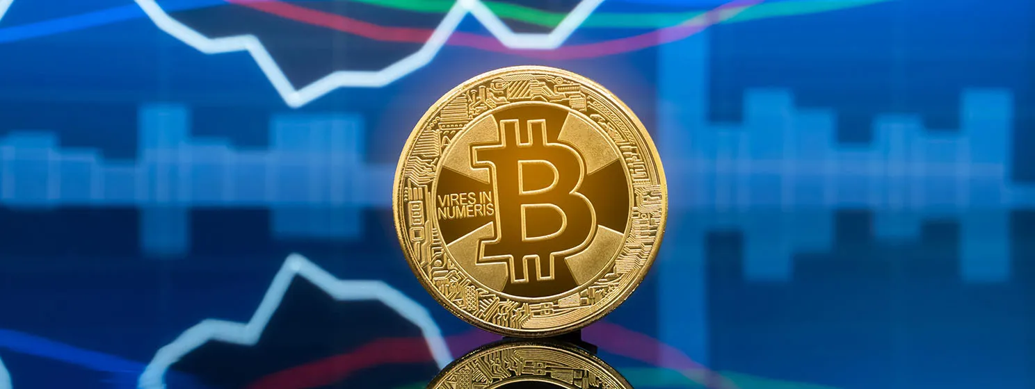 Bitcoin and cryptocurrency investing concept