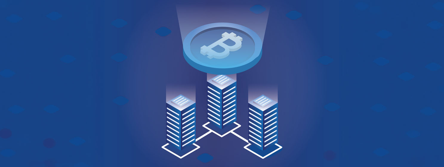 Blockchain concept banner