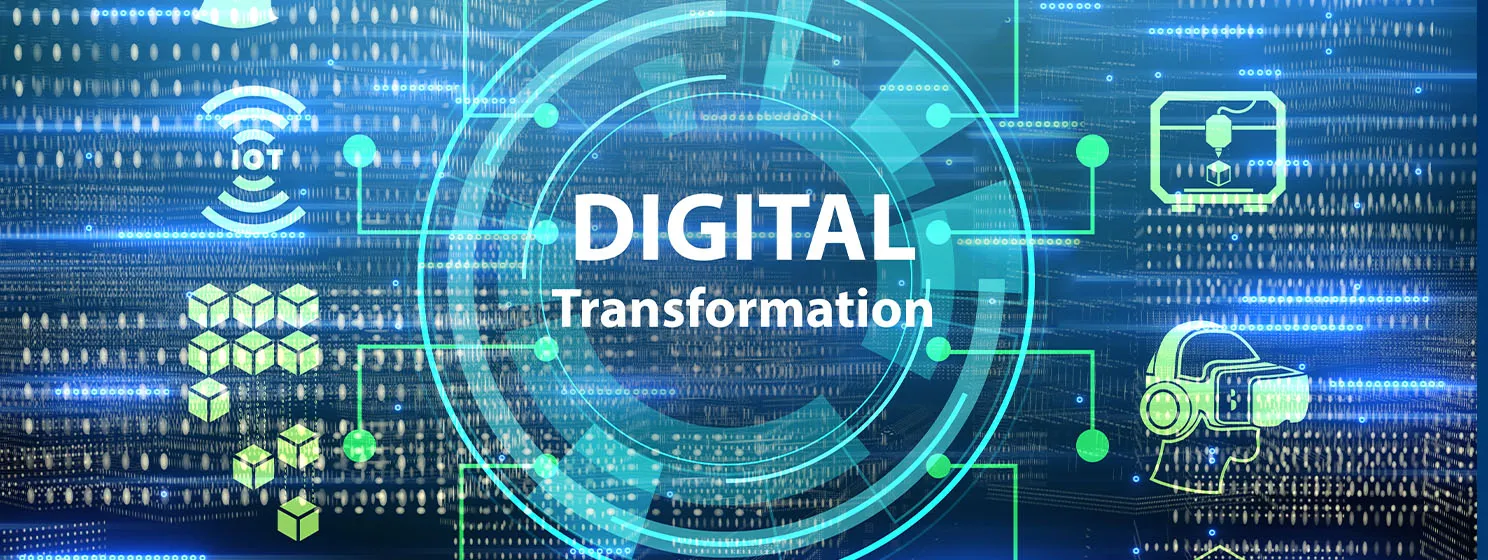 Digital transformation concept banner