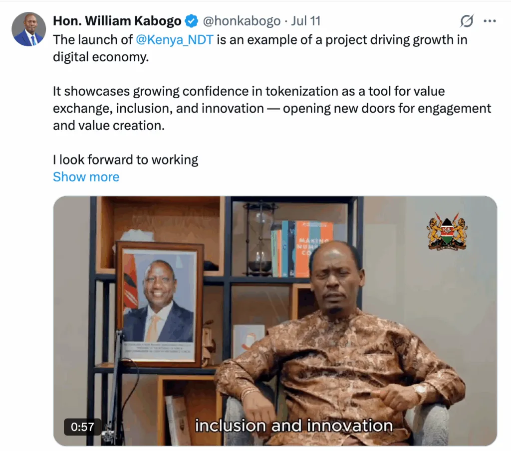 William Kabogo on X