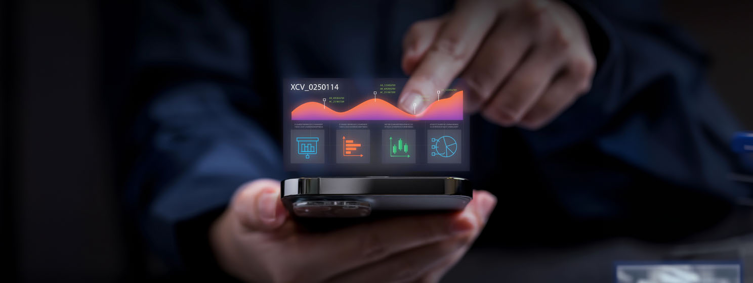 Blockchain tracker concept banner image