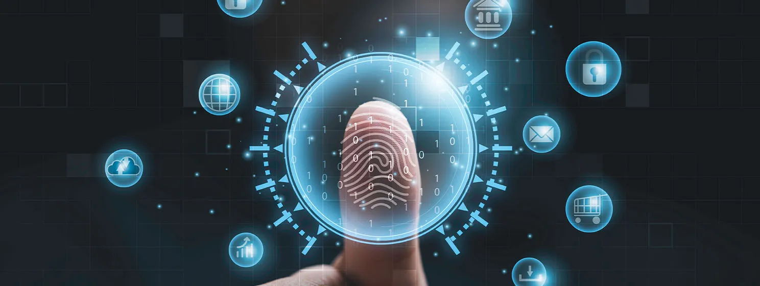 digital thumbmark concept