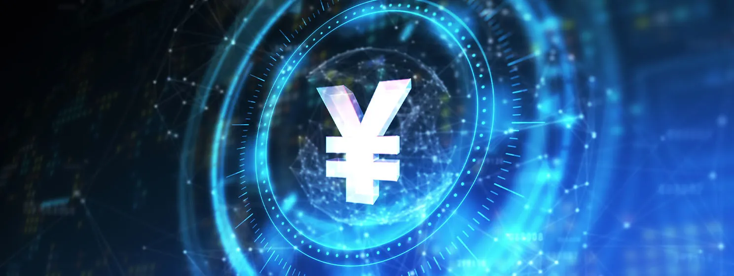 JPYC stablecoin concept, digital yen