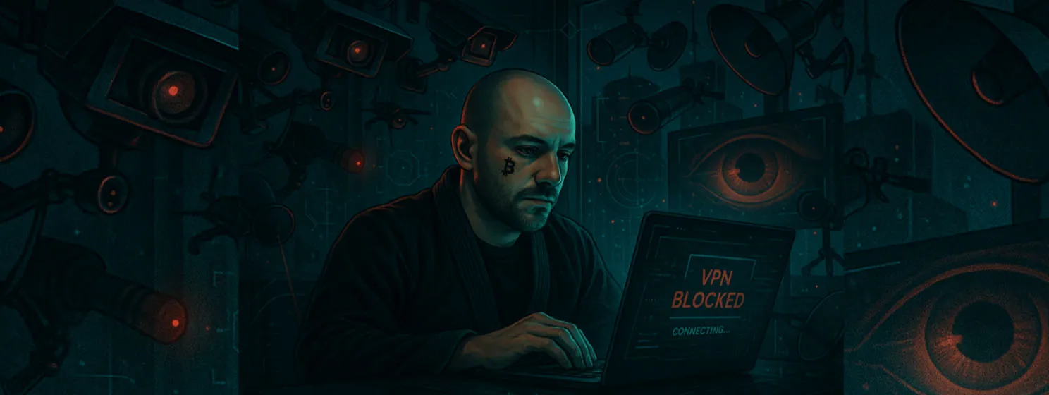 Kurt Wuckert Jr. - Bitcoin, VPN problem news article banner
