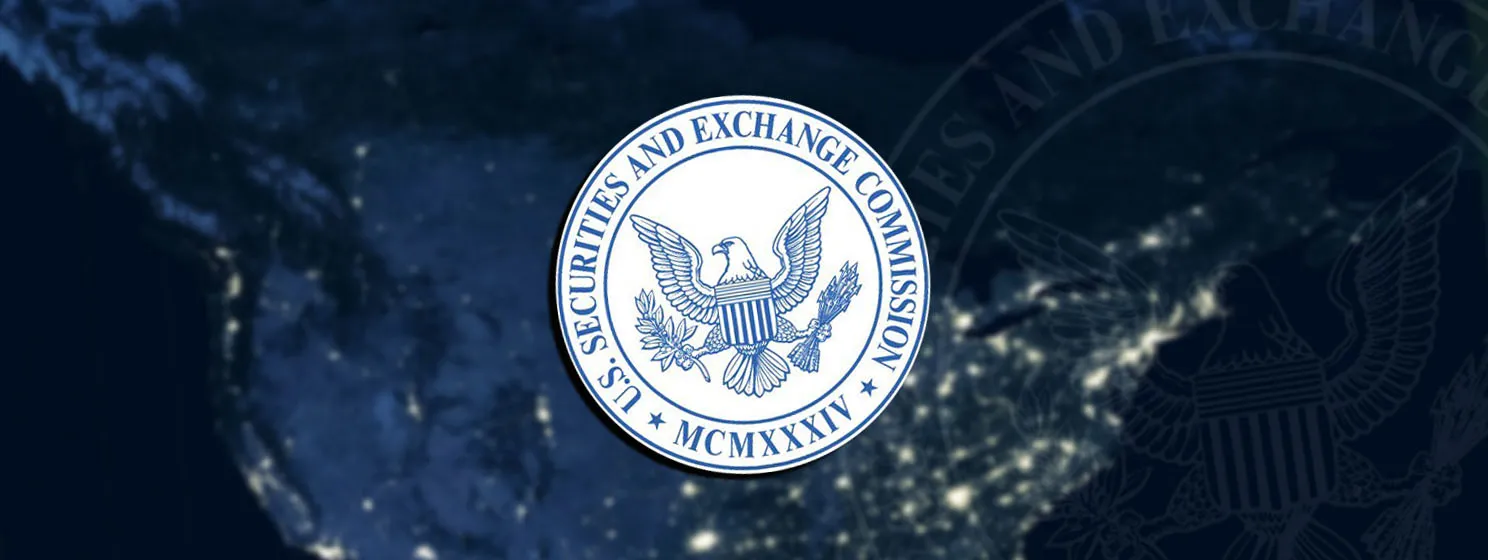 US Securities and Exchange Commission over US map
