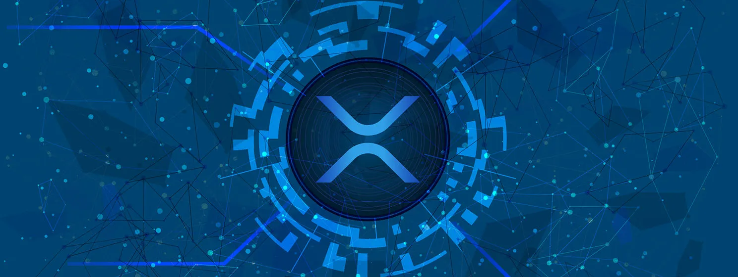 Ripple token symbol, XRP coin icon