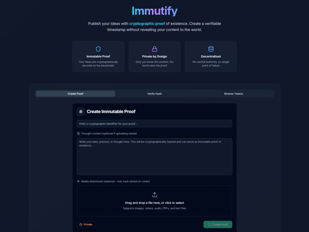 Immutify