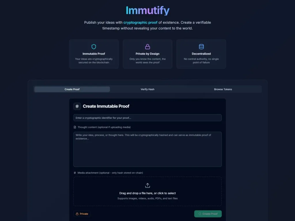 Immutify