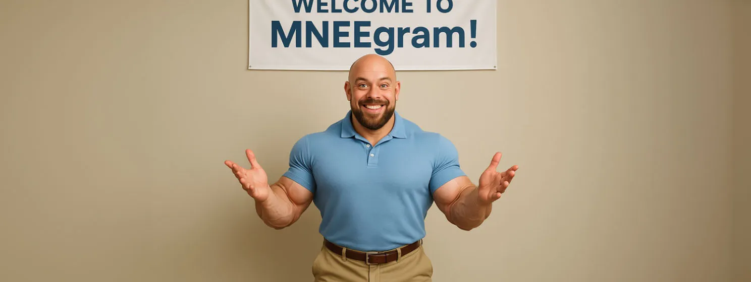 MNEEgram - Kurt Wuckert Jr. AI generated