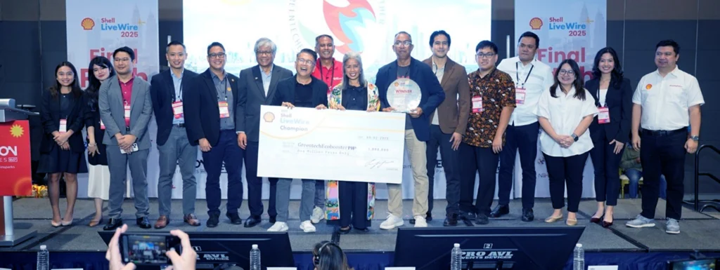Shell LiveWire 2025 awards Greentech Ecobooster as top innovator in the Philippine startup scene