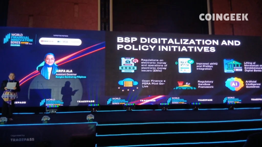 BSP’s Arifa Ala discussing their digitalization plans and efforts