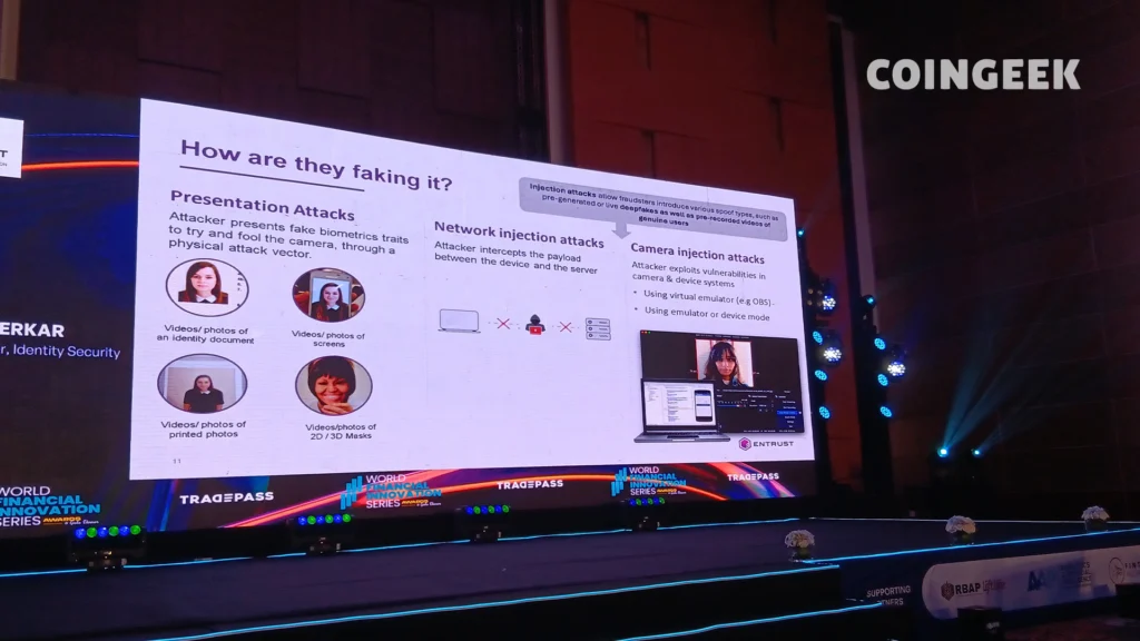 Common deepfake attacks in onboarding as discussed by Entrust