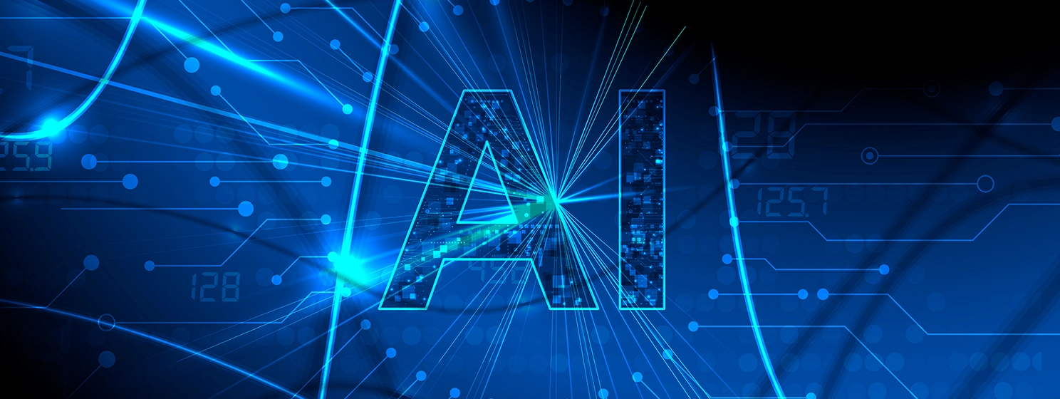 Conceptual technology illustration of artificial intelligence.